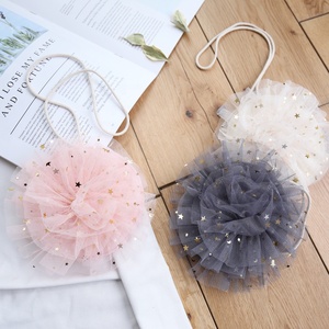 <span class=keywords><strong>Borsa</strong></span> a tracolla per bambini Messenger Girls Wholesale Kids Toddler Glitter paillettes Stars <span class=keywords><strong>borsa</strong></span> in Tulle <span class=keywords><strong>borsa</strong></span> a tracolla con paillettes per bambine - Product Image 1