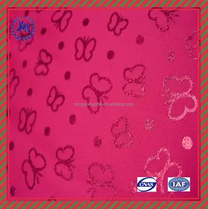 Personalizzato hot pink elastan tessuto supplex 4 vie lycra spandex tessuto