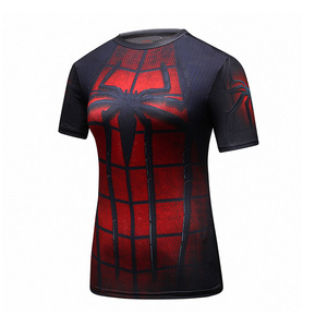 Camiseta <span class=keywords><strong>de</strong></span> superhéroe <span class=keywords><strong>de</strong></span> <span class=keywords><strong>DC</strong></span> <span class=keywords><strong>Comics</strong></span> para mujer, disfraz <span class=keywords><strong>de</strong></span> Spiderman para Halloween, mallas <span class=keywords><strong>de</strong></span> Fitness - Product Image 5