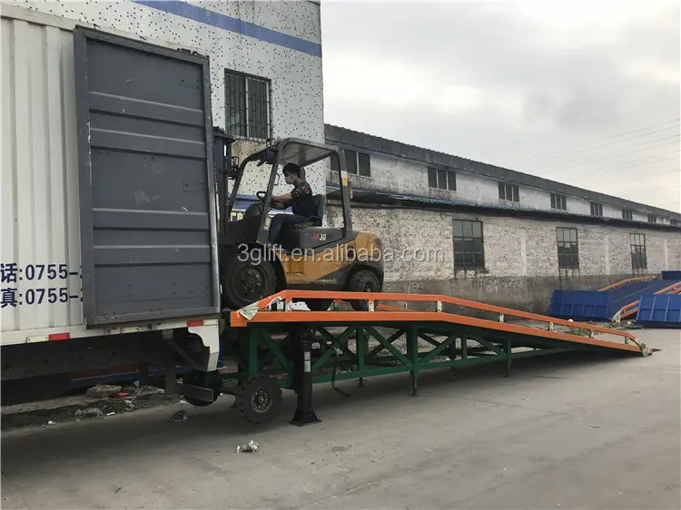 6 ton Heavy duty forklift mobile trailer for truck