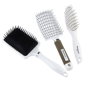 Masterlee-<span class=keywords><strong>cepillo</strong></span> de <span class=keywords><strong>pelo</strong></span> rizado de nailon, personalizado, disponible en 3 tamaños, color blanco - Product Image 1