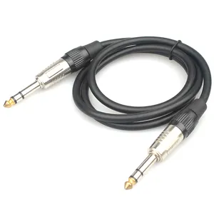 6.3mm 6.35mm 6.35 1/4 mono stereo bulk Guitar AMP Instrument Patch cable