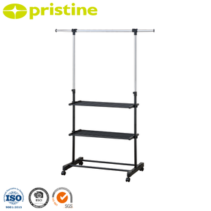 Étendoir à vêtements en fer de qualité OEM Shopee ensemble organisateur extensible à hauteur réglable design moderne chambre d'enfants salon - Product Image 1