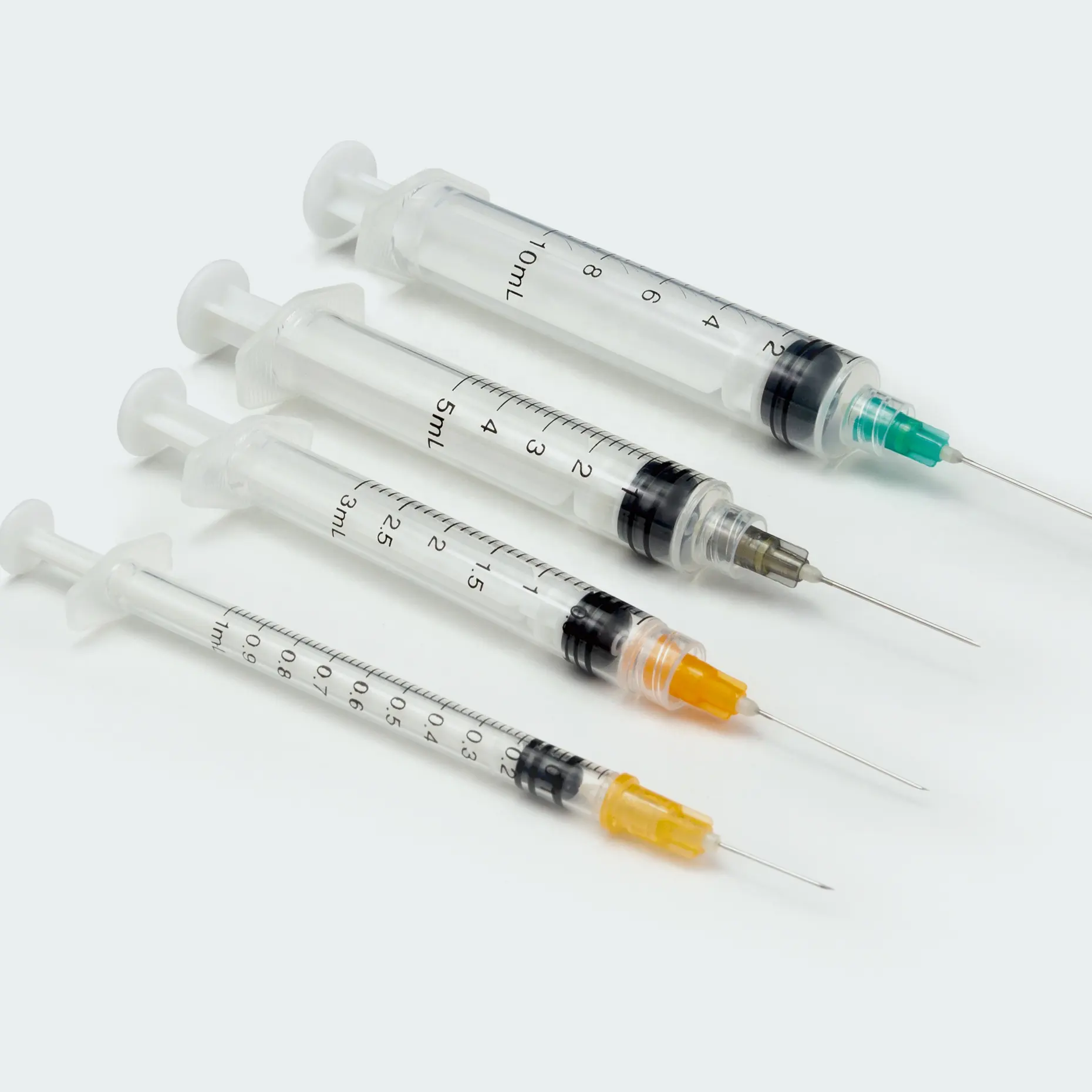 CE approved manual retractable safety retractable syringe with needle 1/3/5/10ml