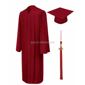 Middle school Black Custom Graduation Gown Bachelor Gown