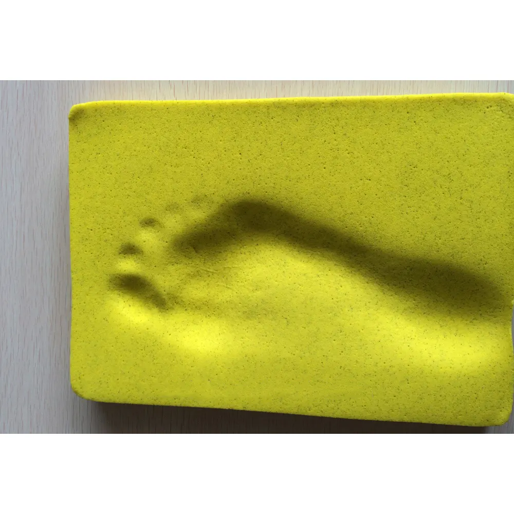 Folha da espuma da recuperação da espuma do material da memória de alta densidade para a palmilha do sapato