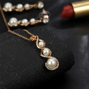 फैशन सोने के गहने सेट महिलाओं थोक NSXR-0294 - Product Image 6