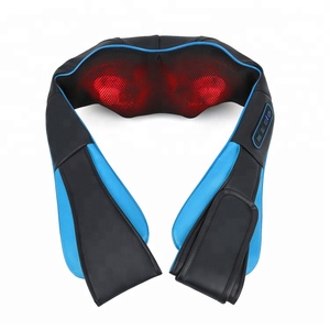 Masajeador eléctrico Shiatsu para cuello, hombros y espalda, cinturón ajustable, dispositivo de masaje de calor para hombros y cuello - Product Image 4