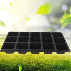 Plateau de pépinière en plastique de jardin de <span class=keywords><strong>serre</strong></span> en PVC PET biodégradable d'approvisionnement d'usine plateau de démarrage de <span class=keywords><strong>semis</strong></span> pour élever des graines et des <span class=keywords><strong>semis</strong></span> - Product Image 3