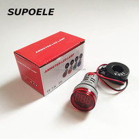 CE RoHS 22mm 100A 디지털 앰프 미터 전류계 AC 레드 그린 옐로우 블루 화이트 LED 표시기 램프