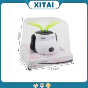 Bán Hot 8.5*8*7.5 cm điện năng lượng mặt trời Snoo py dog xe <span class=keywords><strong>decrotation</strong></span> với chất lượng tốt nhất - Product Image 5