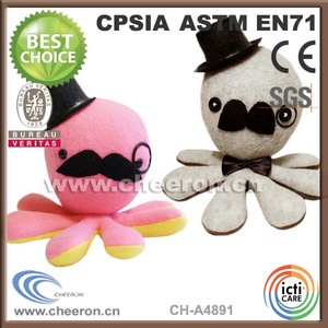 Clásico de la felpa y <span class=keywords><strong>peluche</strong></span> <span class=keywords><strong>del</strong></span> <span class=keywords><strong>pulpo</strong></span> <span class=keywords><strong>del</strong></span> bebé de china - Product Image 5