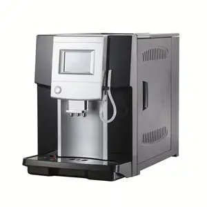 Machine à café cappuccino, écran électronique 3.5 pouces, 4 langues, utilisation facile