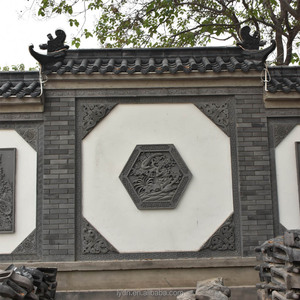 Chinesische Art Hof skulptur Ziegel platten alte Gebäude Bildschirm Wand dekoration gebogenen Ziegel - Product Image 3