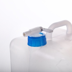 5 lít ngoài trời Đi Bộ Đường Dài cắm trại phụ kiện ráp nước <span class=keywords><strong>container</strong></span> gấp xô nước với cái vòi nước - Product Image 2