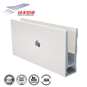 Profilo di estrusione in alluminio a forma di U in alluminio a fessura aperta in alluminio