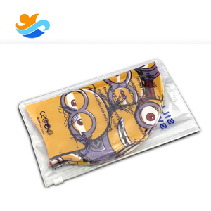 Gorros de natación impermeables de silicona 100% estampados personalizados para nadar - Product Image 3