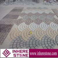 Cercle de pavés, pavés de patio bon marché, pavés en pierre