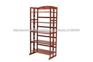 Chinos muebles para el hogar, bambú antiguo horno de microondas/estante para libros, de almacenamiento en rack - Product Image 1