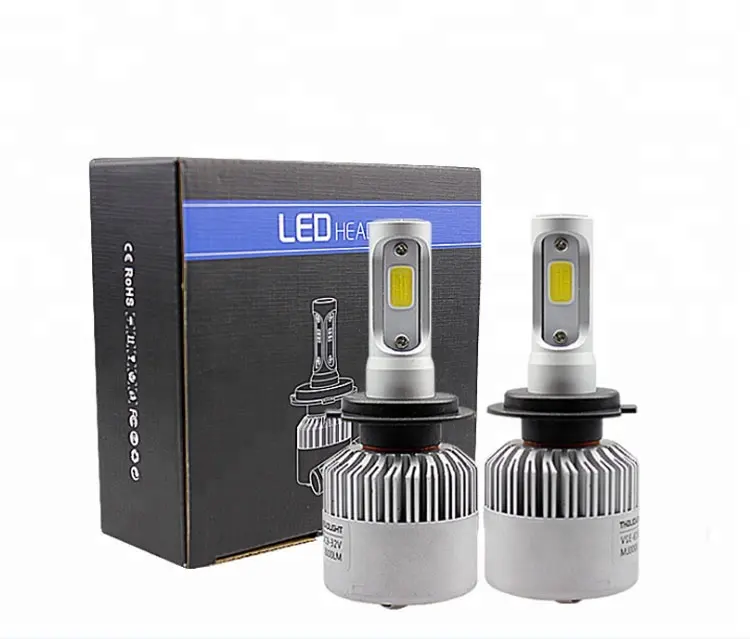 כל אחד CE ROHS LED H4 פנסי S2 8000LM רכב H7 LED פנס נורות רכב ערפל אור H4