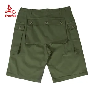 100% 棉高品质USMC P44越南战争复古大口袋定制XXXL男士货物短裤夏季