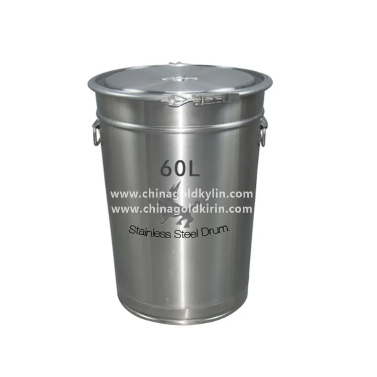 China Supplier Manufacturers Hot sale 60L stainless steel water barrel