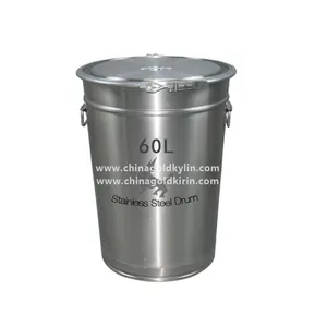 Proveedor de China fabricantes de Venta caliente 60L de acero inoxidable barril de agua