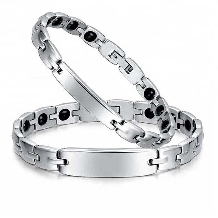 Stainless Steel Bracelet Connect Couple Vibration Long Distance  Relationship Bracelets/Miss You Bracelets/couple Bracelets  Touch/Anniversary Gifts For Couples/Long Distance Touch Gifts