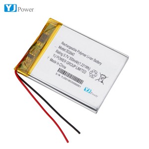 Lot de piles <span class=keywords><strong>lithium</strong></span>-ion polymère 303040, 3.7v, 330mah, rechargeables, pour LED, jouet électronique