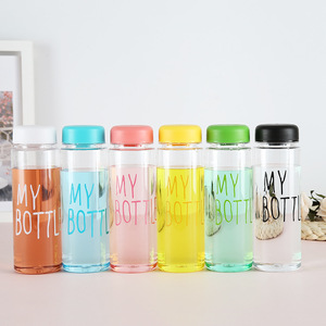 Venta al por mayor 500ml botella de agua de plástico esmerilado Custo logo mi botella - Product Image 3