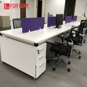 Офисный стол для 8 человек, офисный стол для совместного использования, современный офисный стол для партнеров