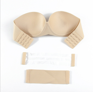 Coppetta in ABCD Push-Up elastico senza fili senza fili da donna <span class=keywords><strong>reggiseno</strong></span> senza spalline <span class=keywords><strong>per</strong></span> abiti da sera spingere verso l'alto il <span class=keywords><strong>reggiseno</strong></span> invisibile - Product Image 3