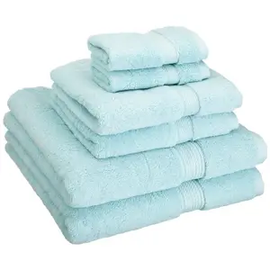 Custom organic bath hand 100% cotton towel set blanket