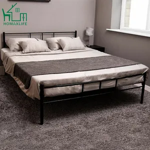 Moderne neue Designs Metall Schlafzimmer möbel Schule Schlafsaal Stahl bett rahmen Stahldraht Klapp stahl Einzel bett