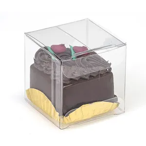 Kleine Goedkope Truffel Verpakking Transparant Clear Plastic Pvc Chocolade Doos