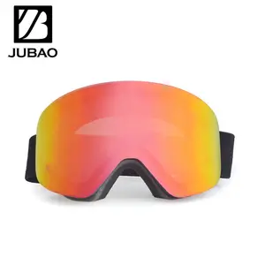 China Helm Ski Goggle Magneet Verwisselbare Cilindrische Lens Custom Sneeuw Bril