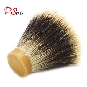Silvertip süper iki bant siyah saf porsuk saç düz şekil berber tıraş fırça başlığı düğüm boyutu 24mm - Product Image 5