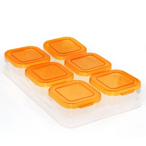 促销可重复使用微波炉塑料材料儿童便当餐盒 - Product Image 6