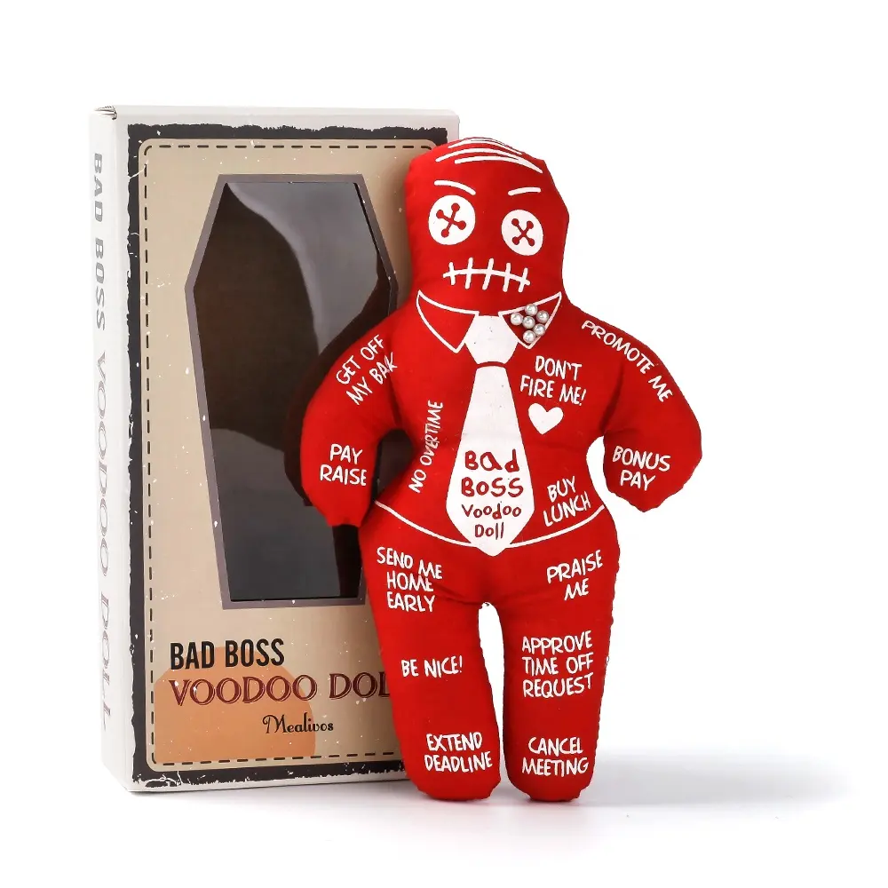 Mealivos Bad Boss Voodoo Doll stress relief reducer dool best novelty gift
