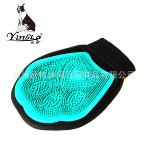 2017 tendencia productos pet lavado guante perro grooming - Product Image 5