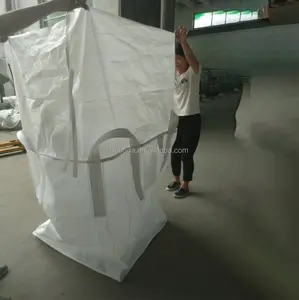 十字角环选项 (提升) 1 吨编织 pp fibc 超级容器袋
