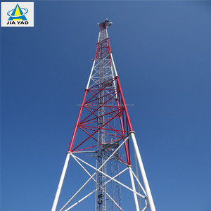 80 m telecomunicaciones acero microondas de radio celular señal BTS Antena 3 patas Torre tubo - Product Image 2