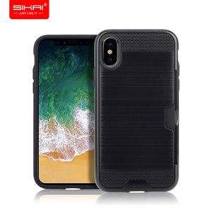 la sublimación para <span class=keywords><strong>el</strong></span> teléfono móvil iphone x con ranura para tarjeta de la carpeta - Product Image 4