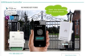 HX-GO2-C GSM không dây chuyển đổi từ xa, SMS điều khiển từ xa, tự động hóa nhà lần lượt Relay on off bằng điện thoại di động - Product Image 4