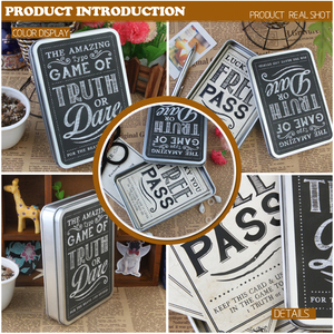 Jeu pour adultes, carte à jouer, en papier, personnalisé, dans mini boîte en fer, - Product Image 3