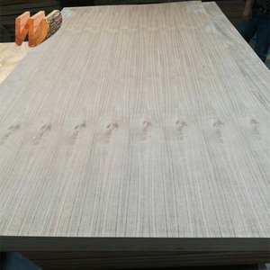 Madera Contrachapada de <span class=keywords><strong>MDF</strong></span> Laminada con Revestimiento de Chapa de Teca Ceniza de 3 mm - Product Image 6
