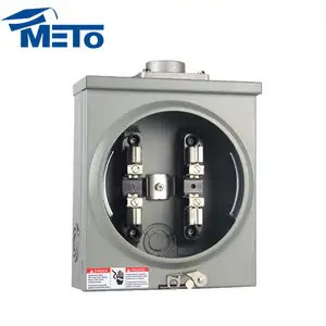 100 Amp Digitale Power Elektrische Lage Prijs Energy Meter Socket Meter Basis Met 4 Kaken Hub