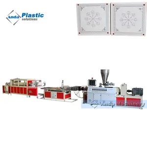 2 feet by 2 feet PVC ceiling tiles machine extrusion line