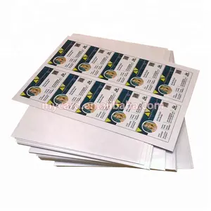 A4 Silver Inkjet Printable PVC Sheets for Plastic Photo ID Cards