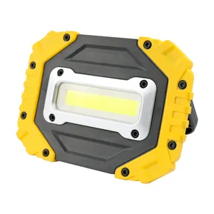 Cordless 10W Portable COB LED Work Light Với Stand X AA Pin Không Thấm Nước 4 Lạnh Trắng ROHS Ce